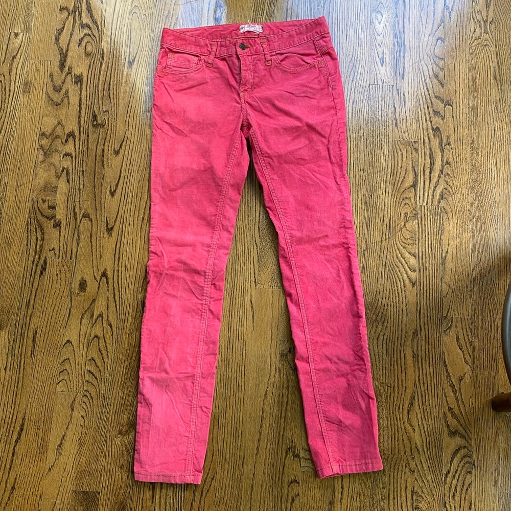 Free people pink corduroy jeans